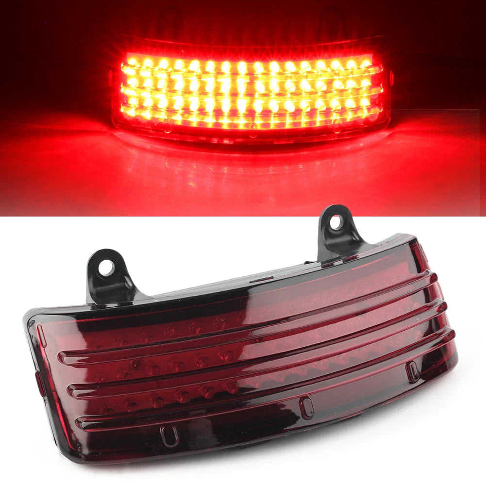 Smoke Tri-Bar LED Rear Tail Light for Harley Street Glide (2014-2018)