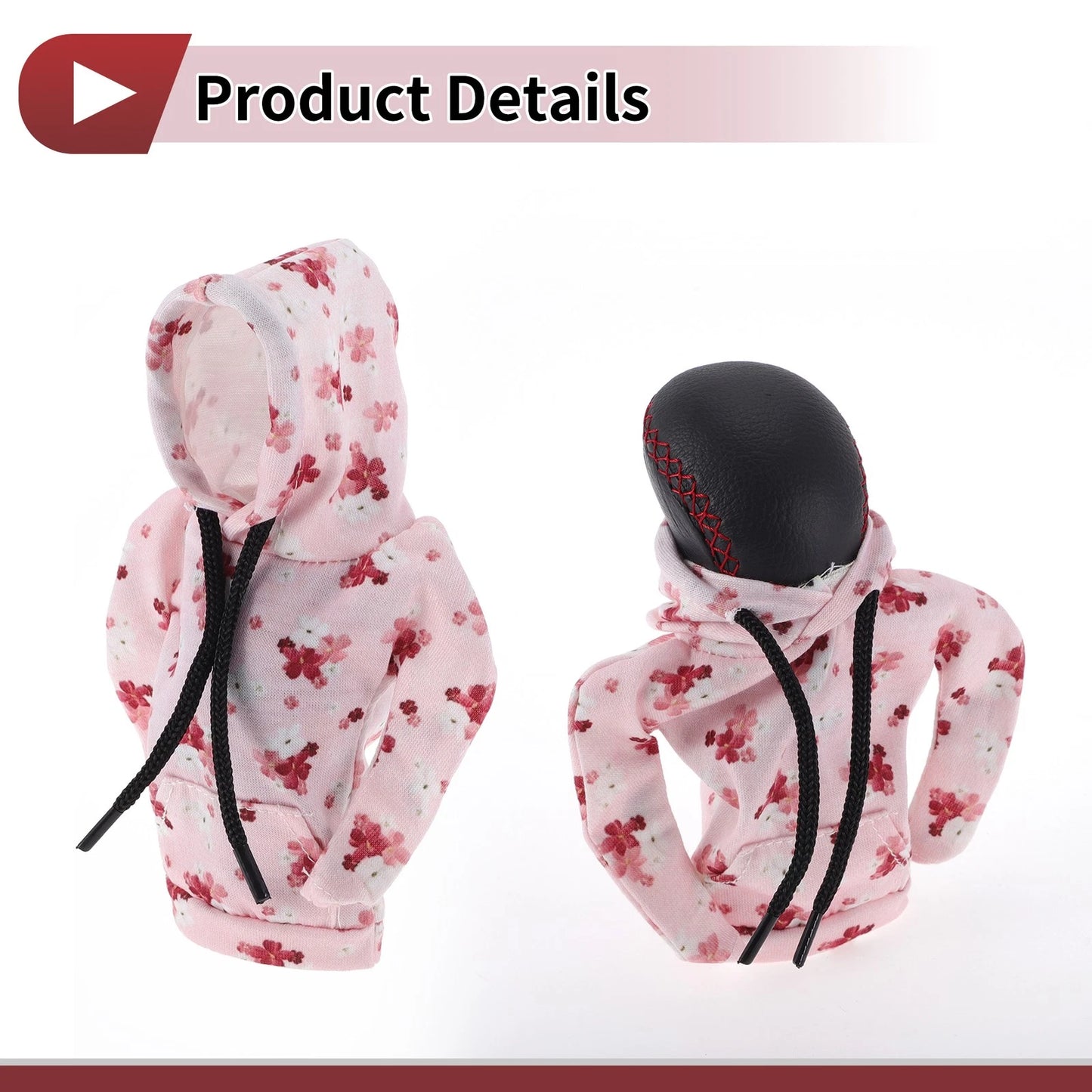 Gear Shift Knob Cover for Universal Car (Light Pink)
