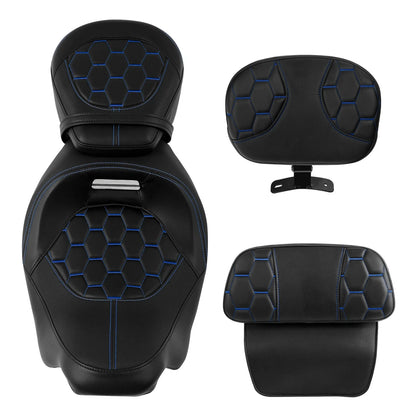 Seats Backrest Pad for Harley Road Glide Street Glide (2014 - 2023)