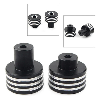 Handle Bar End Plug for Honda Rebel 500 CMX500 300 CMX300 (2017-2019) Black/Silver