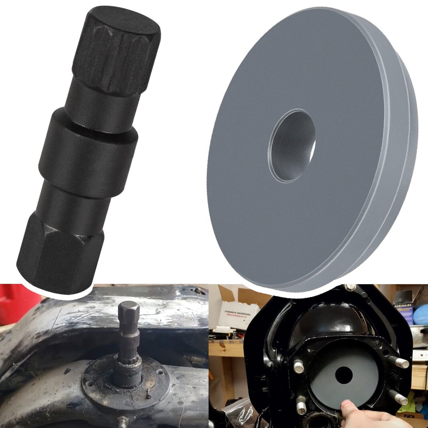 Bellow Retainer Ring Sleeve & Hinge Pin Tool for Mercruiser (1991–1991)