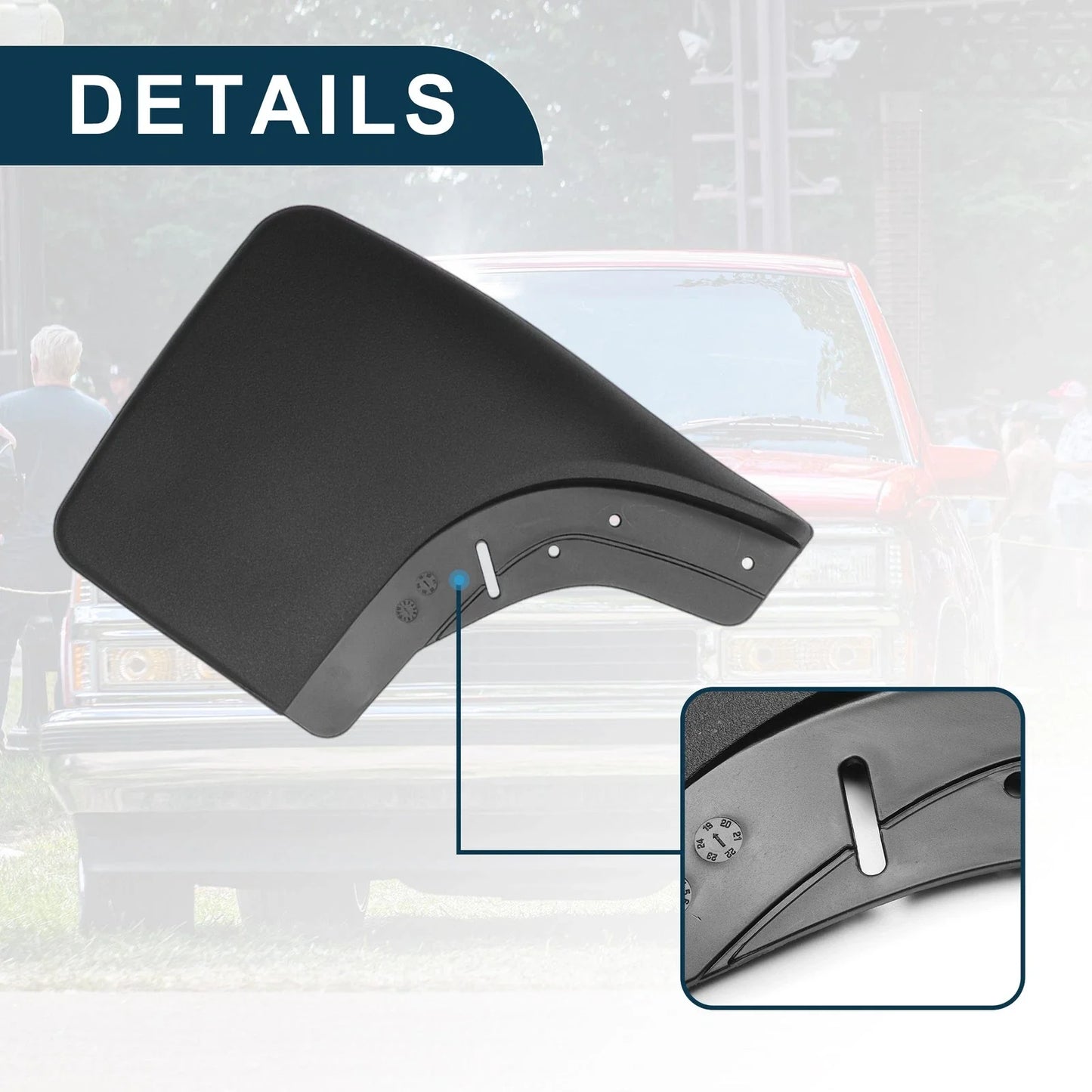 Mud Flap Splash Guard for Chevrolet GMC C1500 K1500 C2500 K2500 (1990-1999)