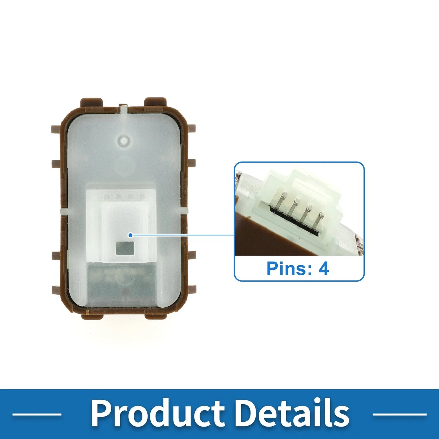 Trunk Release Switch for Mercedes-Benz C180 2017-2018 Brown
