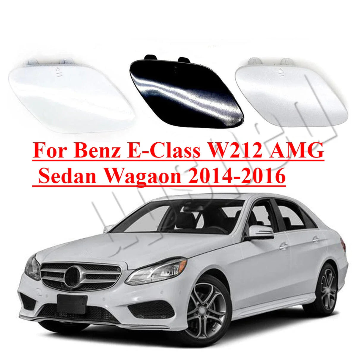 Front Bumper Tow Hook Cover Cap for Benz E-Class W212 (2014–2016)