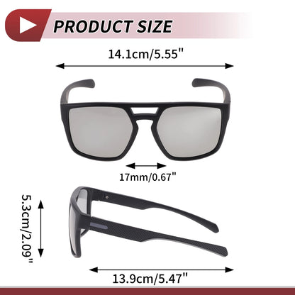 Motorcycle Riding Goggles for Various Models (Light Gray Lens, Black Frame)