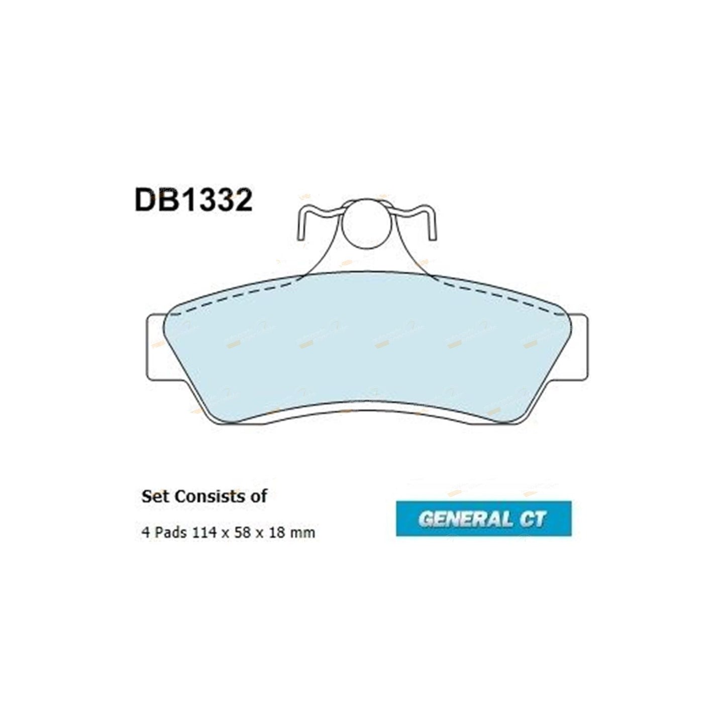 Rear Disc Brake Pads for Holden Caprice Statesman WH WK WL (1999–2006)