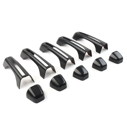 Chrome Exterior Door Handle Tailgate Cover Trim for Jeep Wrangler JK (2007–2017)