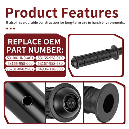 Handlebar & Grips for Honda Foreman 450 TRX450ES TRX450S (1998–2001)