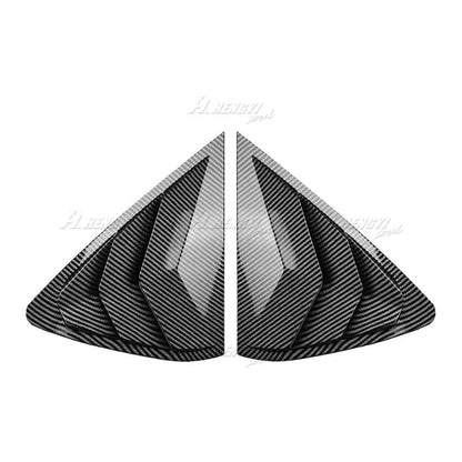 Carbon Rear Window Louver Vent Shade Shutter Cover for BMW X6 F16 (2015–2019)