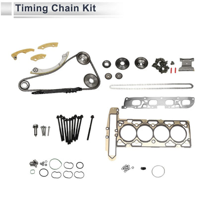 Timing Chain Kit for Buick LaCrosse Regal Verano & Chevrolet Equinox (2010-2017)