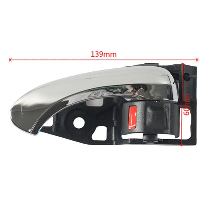Left Interior Door Handle with Chrome Lever for Toyota Camry RAV4 (2007-2012)