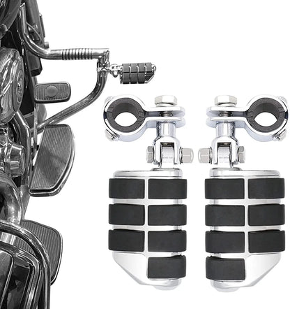 Chrome Foot Pegs Footrests for Harley Softail (1984-2020)