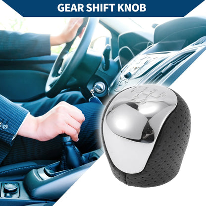 5 Speed Manual Gear Shift Knob for Hyundai Elantra (2009–2012) Faux Leather Black