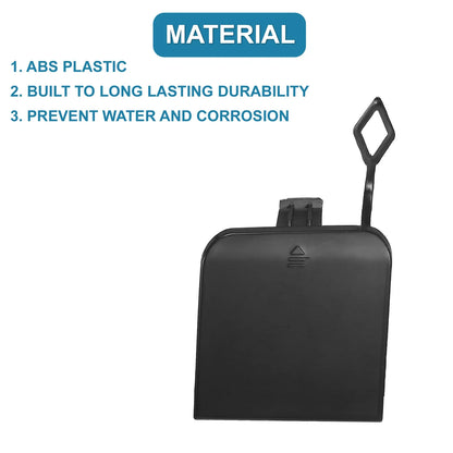 Front Right Bumper Tow Hook Cover for Mercedes-Benz S500 (2000-2001) Black