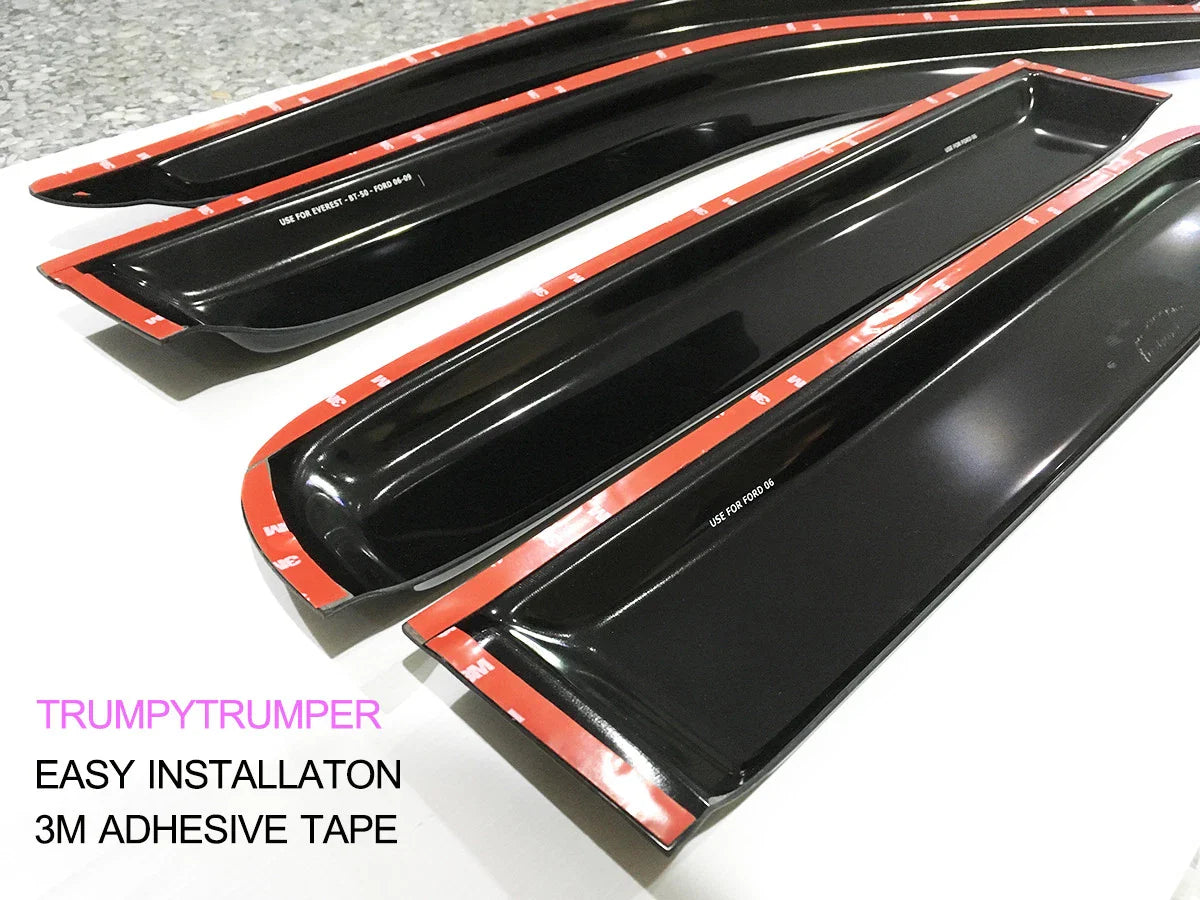 Visor Shield Weather Guard for Mazda BT-50, Ford Ranger, Everest (2006-2011)
