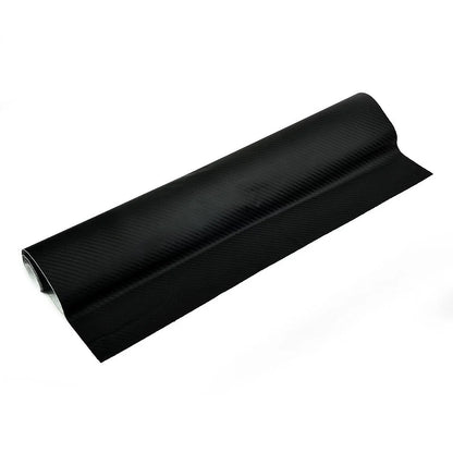Car Exterior 3D Matt Black Carbon Fiber Vinyl Film Sticker Decal