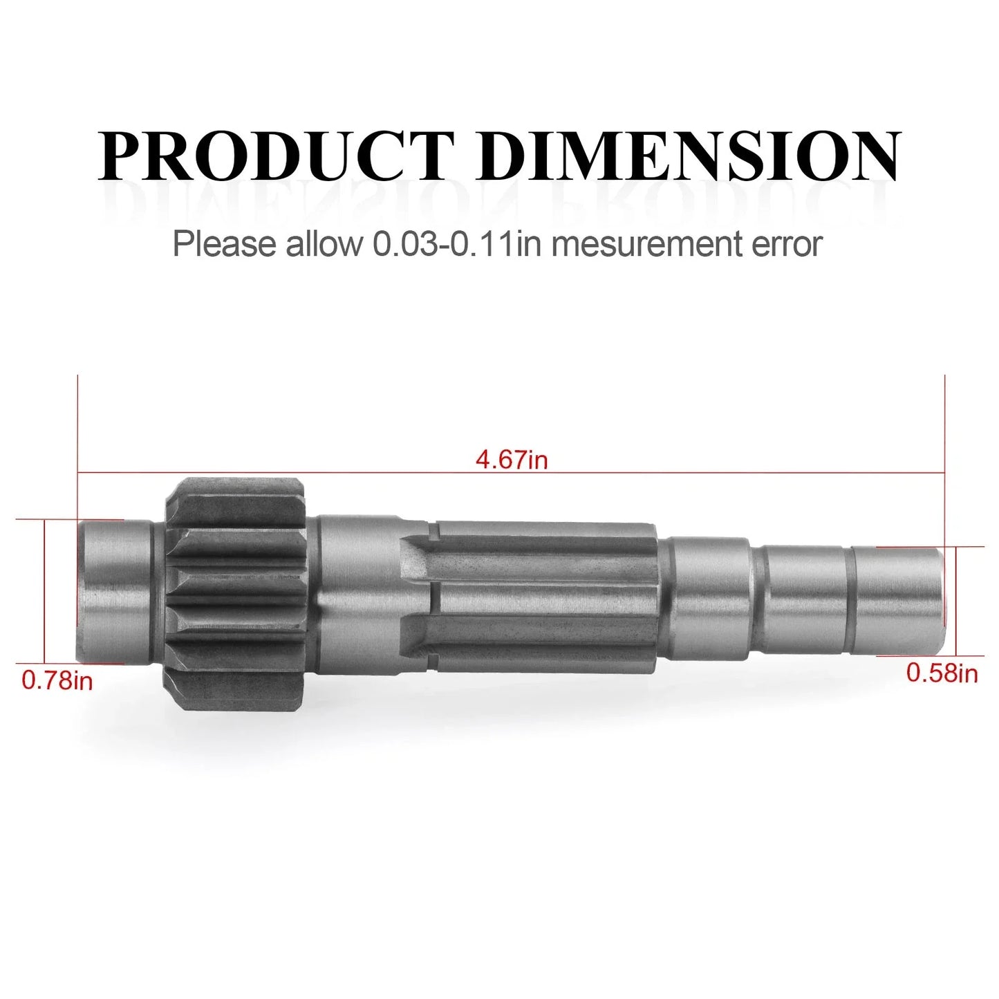 Transmission Shaft for Polaris RZR 170 (2009–2021)