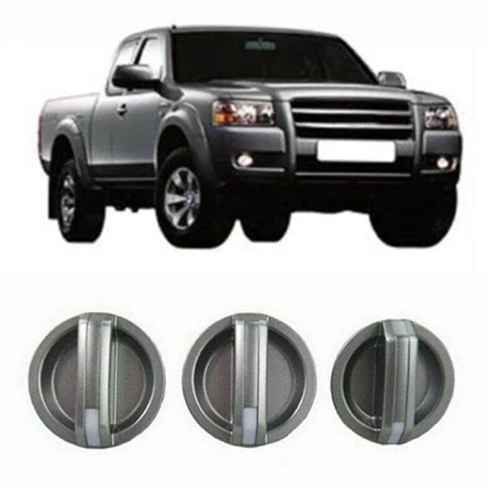 3pc Heater Fan Temp Control Knobs for Mazda BT-50 / Ford Pickup (2006–2011)