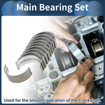 Main Bearing Set No. 1170222020 for Toyota Corolla (1974–1998) 10 Pcs