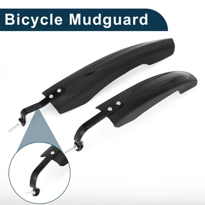 Set of 2 Mudguards for Road Bike MTB (13.19" Front, 17.91" Rear)
