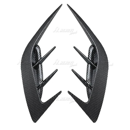 Canard Covers Rear Bumper Side Vent Carbon Fiber for Kia Stinger (2017–2023)