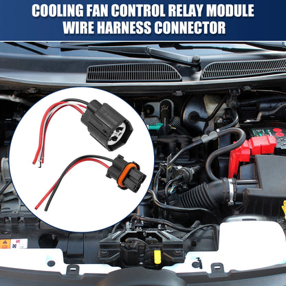 Set of 1 Cooling Fan Control Relay Plug Wire Harness for Ford Crown (902-209)