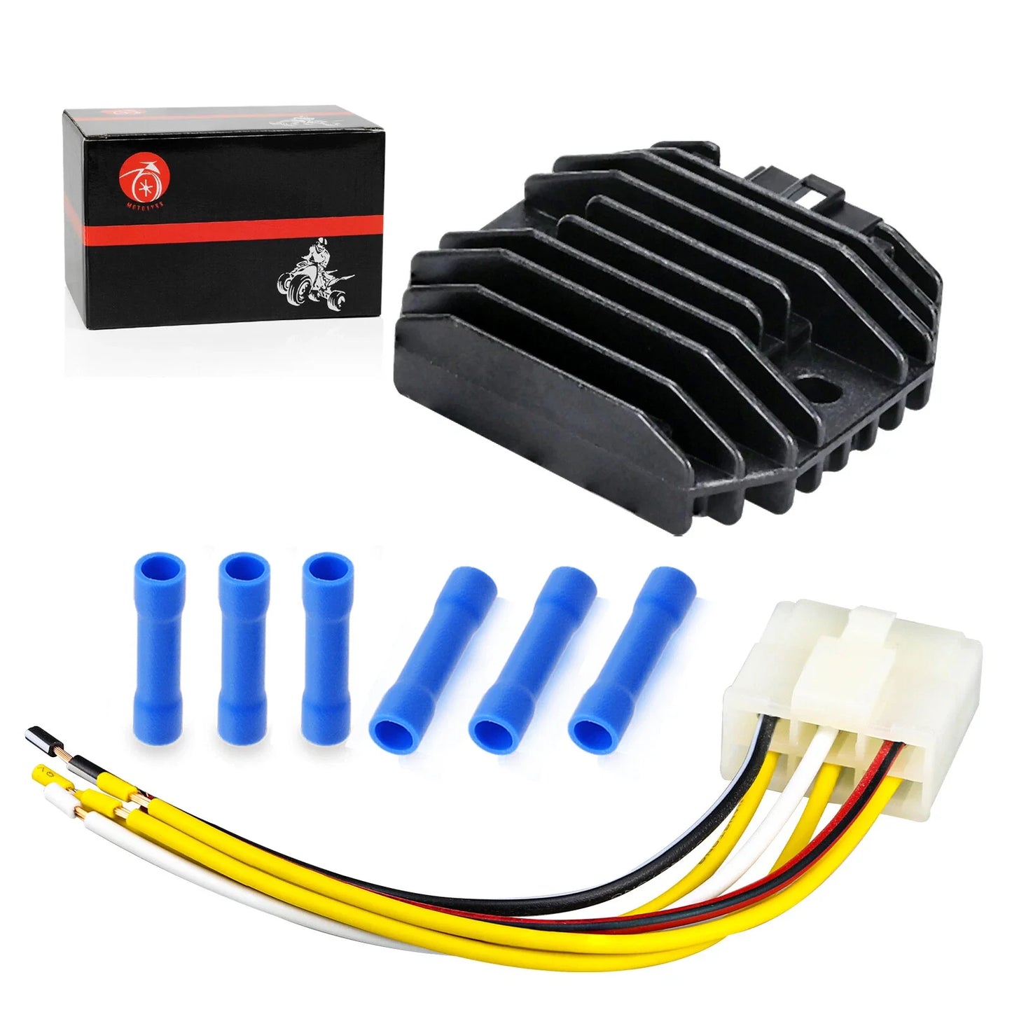 6 Pin Regulator Rectifier & Plug for Kawasaki ZX-6 Ninja (1993–2002)