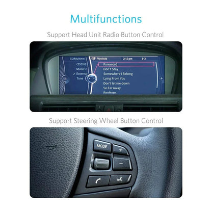 USB AUX Media Transmitter Bluetooth Adapter for BMW CIC/CCC 2008-2012