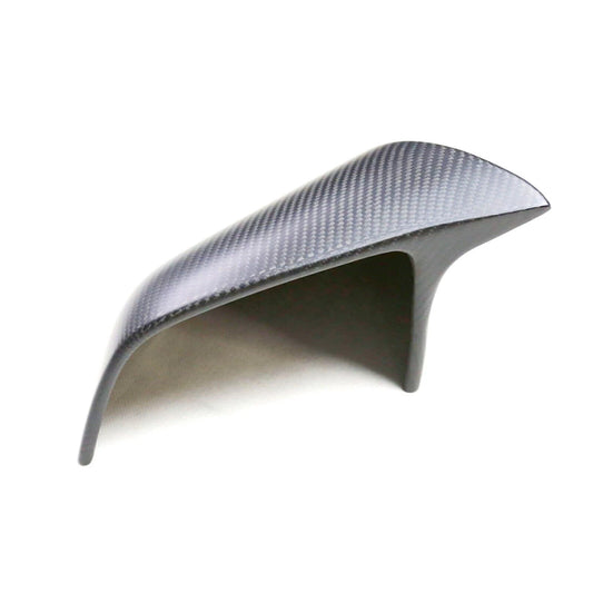 1 Pair Matte Carbon Fiber Rear Side Mirror Covers for Tesla Model Y (2020-2023)