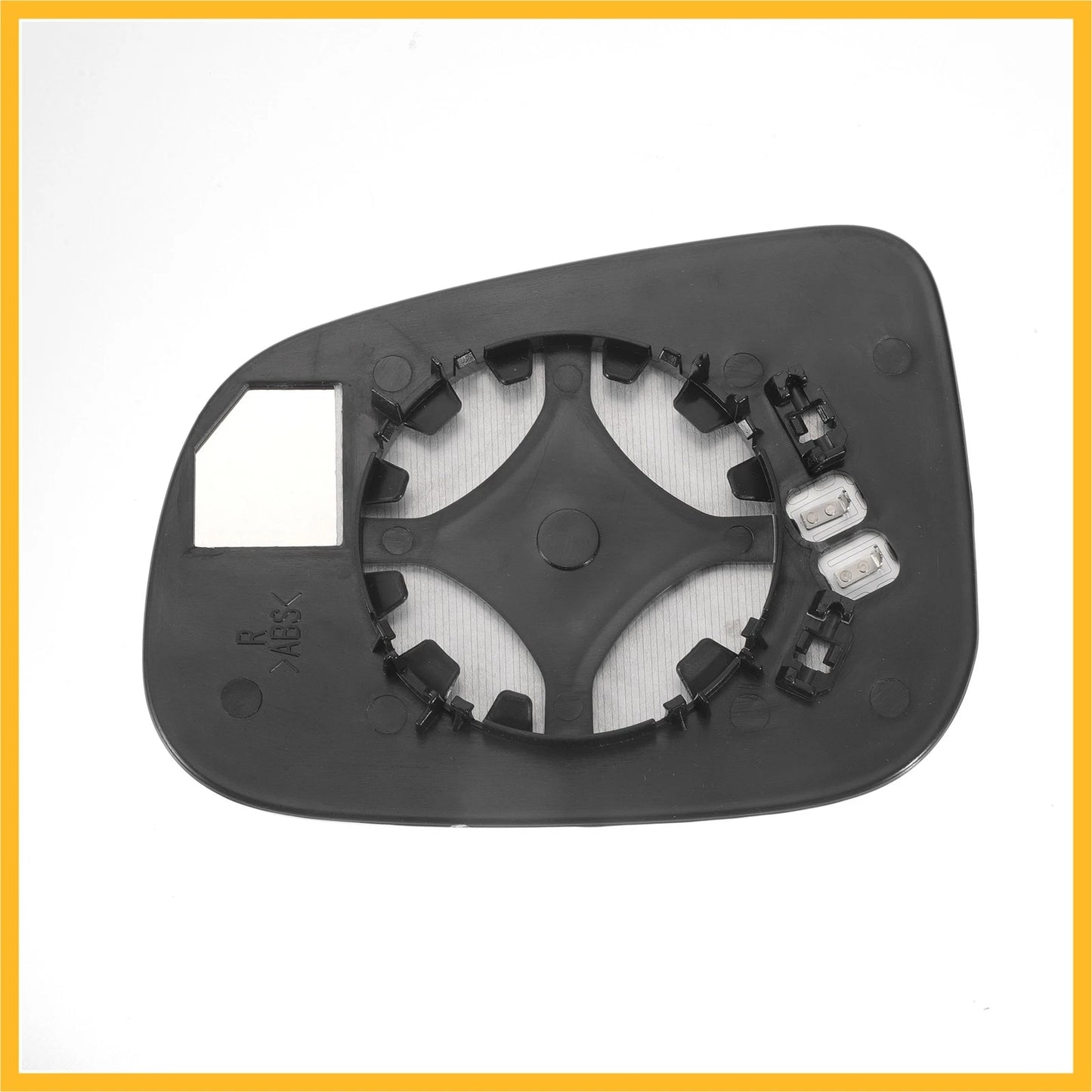 Right Passenger Side Heated White Mirror Glass for Jaguar XE XF (2015–2023)