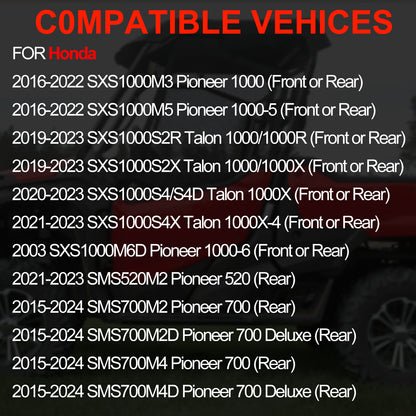 Front & Rear Wheel Bearings for Honda Talon 1000 (2019–2023)