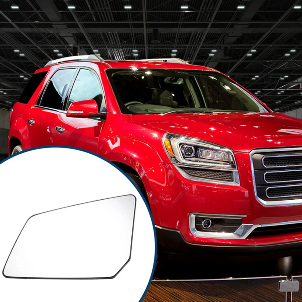 Heated Left Side Exterior Mirror Glass for GMC Acadia Outlook Traverse (2007-2017)