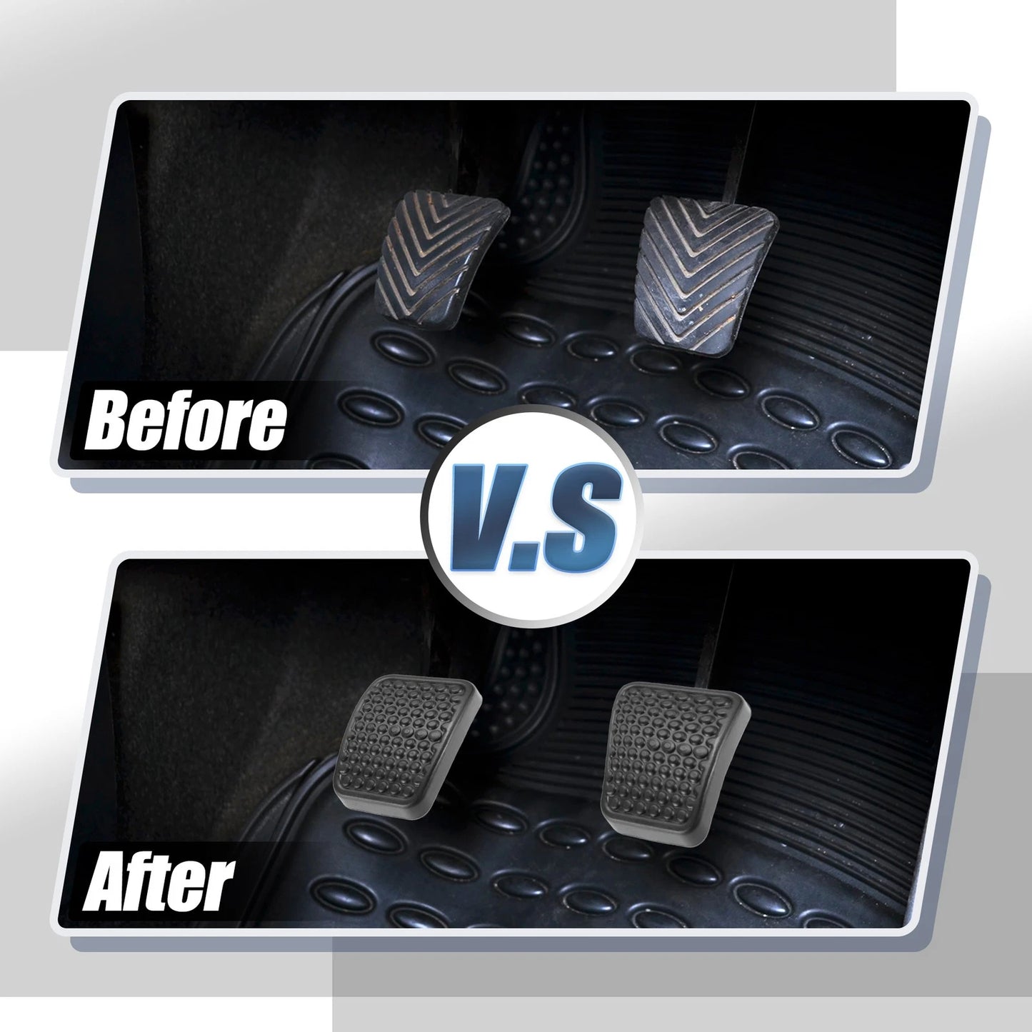 Set of 4 Clutch Brake Pedal Covers for Suzuki Aerio (2001–2007)