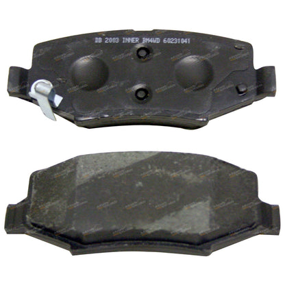 Set of 4 Rear Disc Brake Pads for Dodge Nitro (2007–2012)