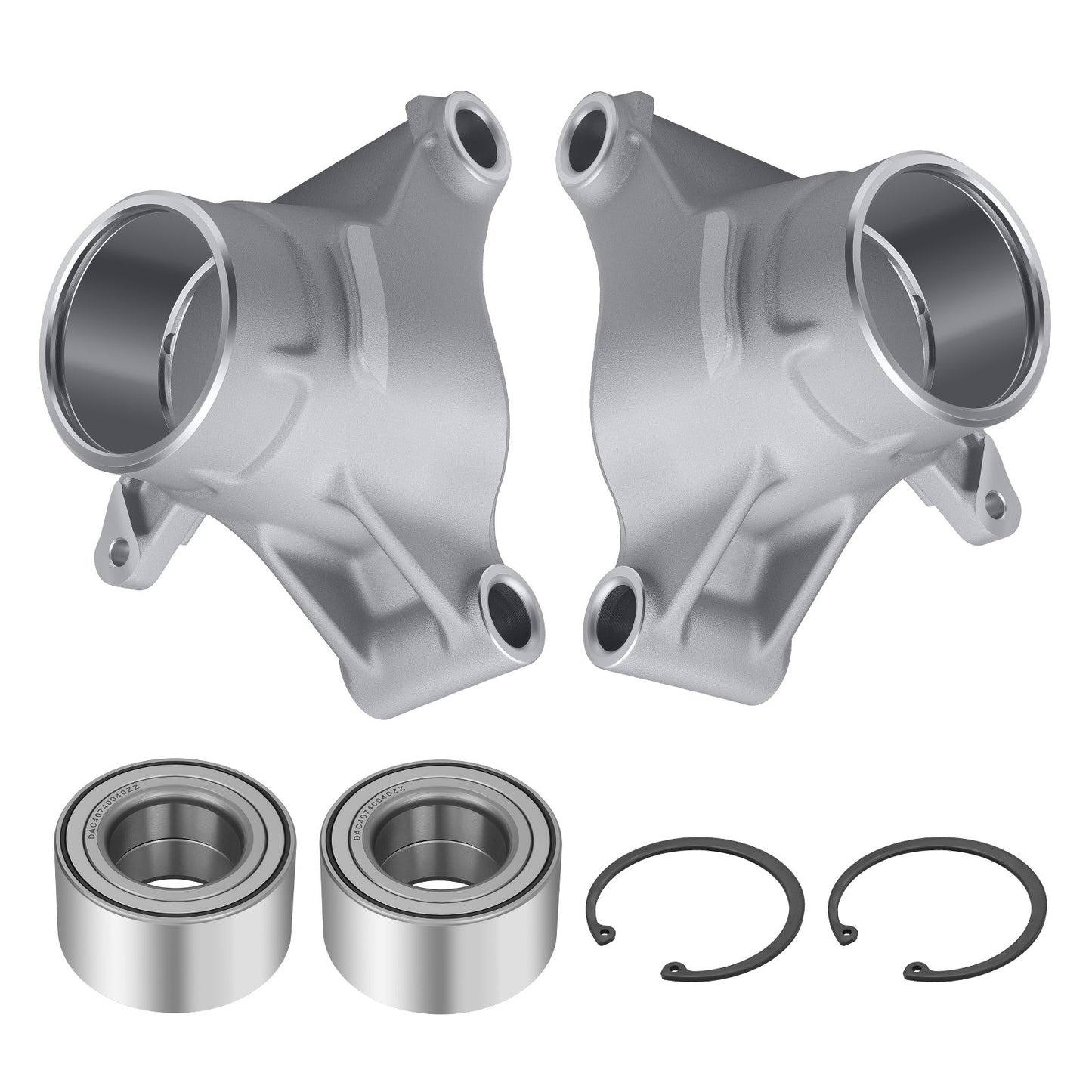 Set of 2 Rear Wheel Carriers with Bearings for Polaris RZR 800 (2008–2014)