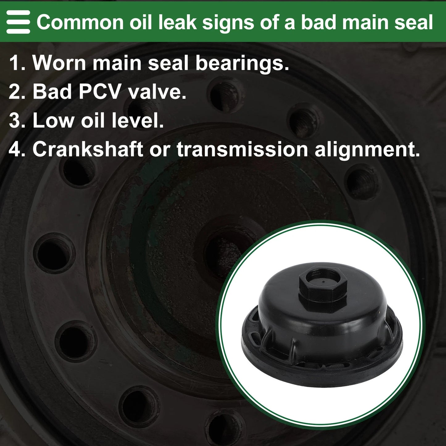 1 Pc Front Crankshaft Oil Seal for Vauxhall Vivaro (2001–2014) No.7701476858