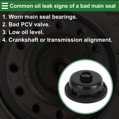 1 Pc Front Crankshaft Oil Seal for Vauxhall Vivaro (2001–2014) No.7701476858