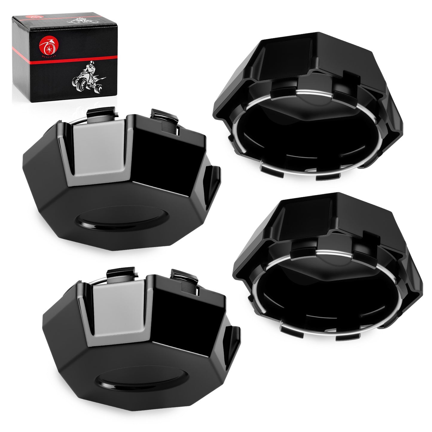Set of 4 Wheel Rim Caps for Polaris Ranger Crew 1000 EPS (2018)