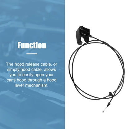 Hood Release Cable for Chevrolet Silverado, GMC Sierra (No. 20968782)