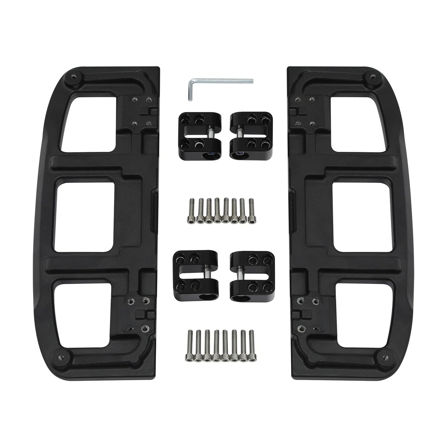 Matte Black Driver Footboard for Harley Road King, Glide (2009-2024)