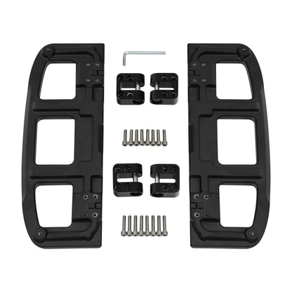 Matte Black Driver Footboard for Harley Road King, Glide (2009-2024)