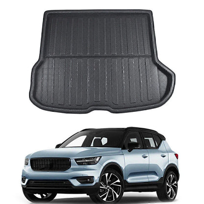 Rear Black Trunk Cargo Mat for Volvo XC40 (2017-2020)