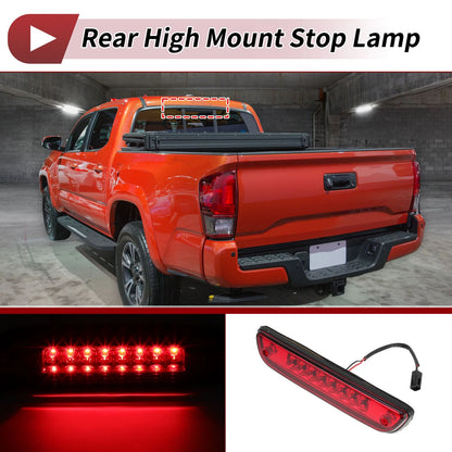 Red LED Third Brake Light for Toyota Tacoma (2005–2015) No. 8157004030