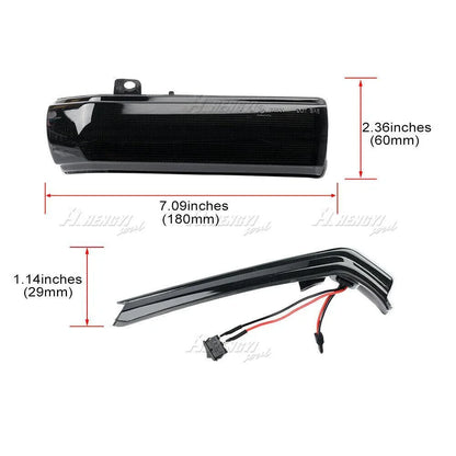 Smoked Dynamic Turn Signal Mirror Lights for Fiat Doblo Type 263 (2010–2021)