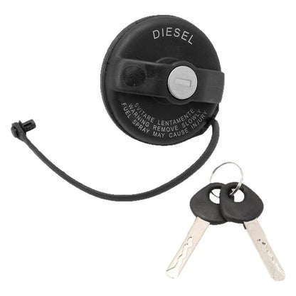 Fuel Tank Cap w/ 2 Keys for 2006-Up Fiat Ducato, Peugeot Boxer, Jumper