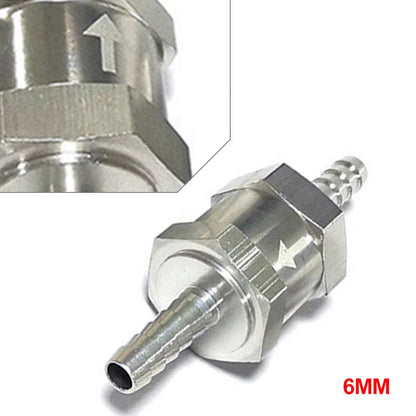 6MM One Way Check Valve Non Return Inline for Gas Diesel Fuel Car