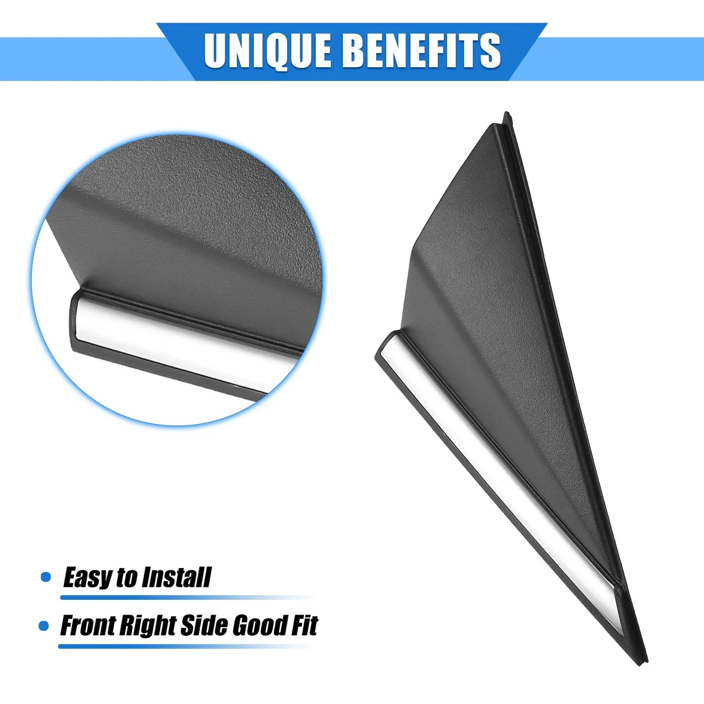 Right Mirror Corner Triangle Fender Cover for Hyundai Elantra (2017-2023)