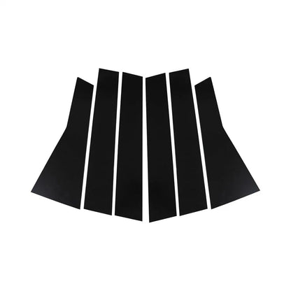Pillar Post Set Door Trim Glossy Black Cover for Honda CR-V (2017-2022)
