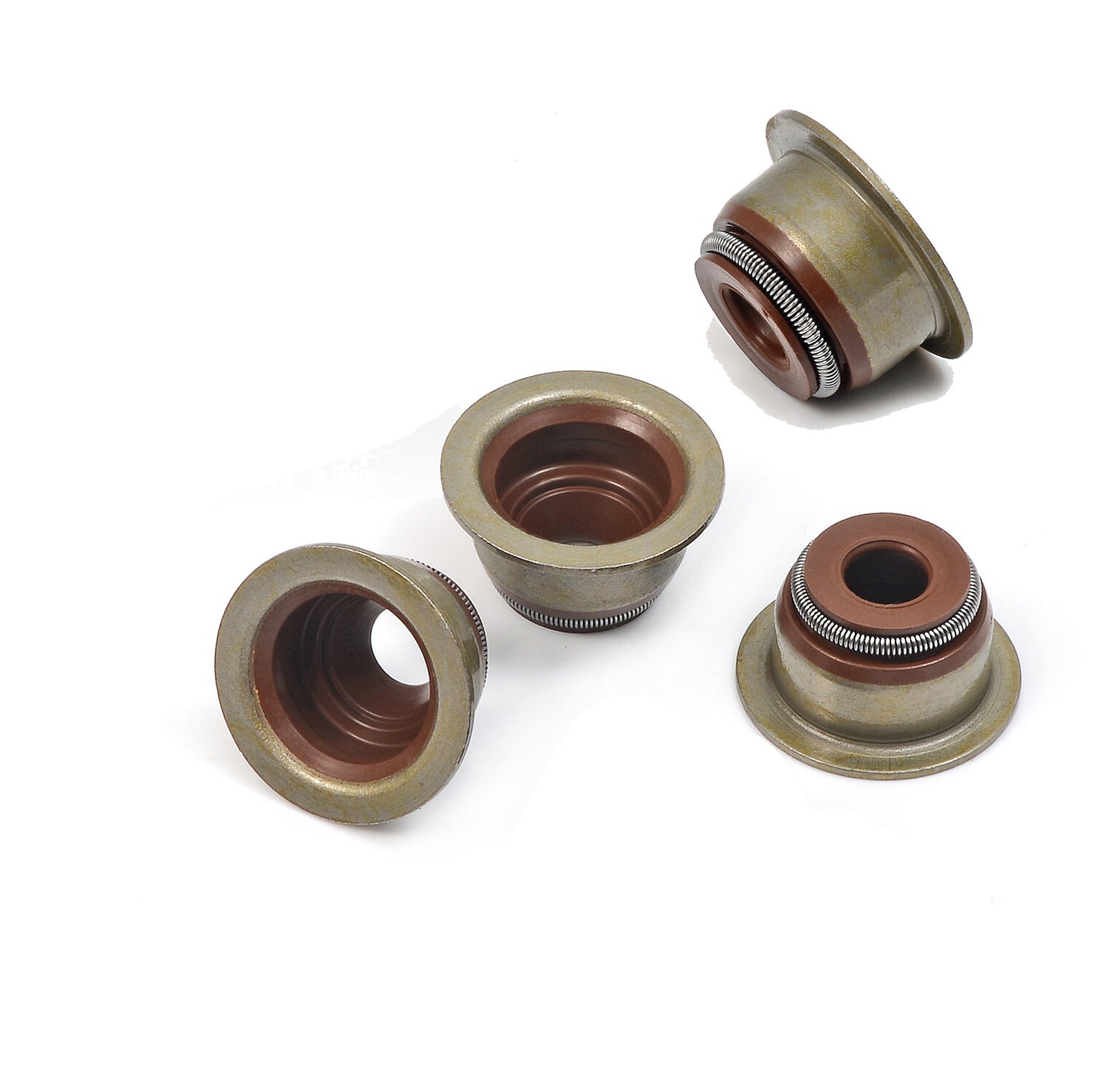 Set of 4 Valve Stem Seals for EZGO Gas Golf Cart (1991–Present)