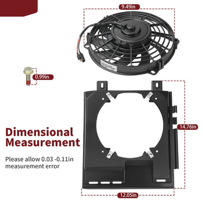 Radiator Cooling Fan for Polaris Sportsman Magnum Xpedition (2000–2023)